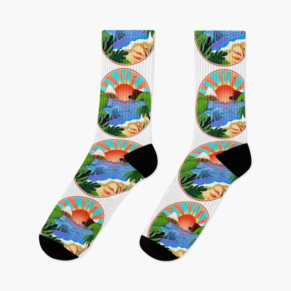Item preview, Sunset beach | Tropicália designed and sold by AliensRich.