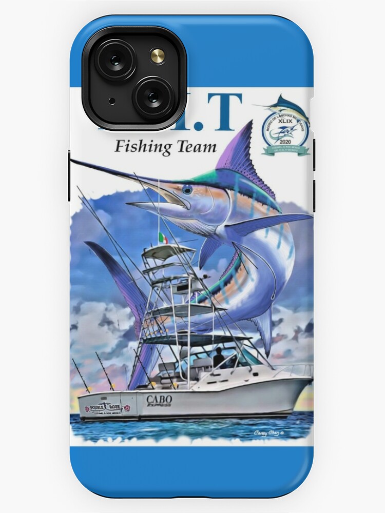 Reel In Saltwater Fishing Marlin Design iPhone Case for Sale by  jlgrcreations05