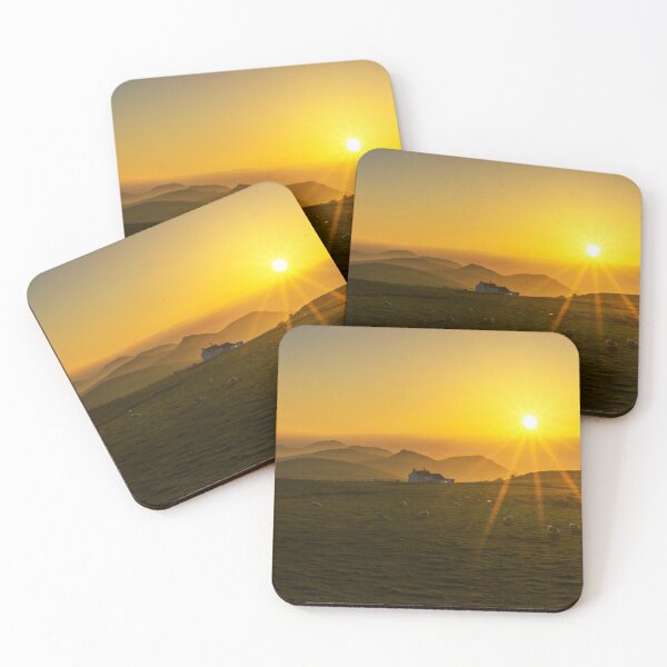 Item preview, Sunset over Nefyn's mountains designed and sold by DafyddEm.