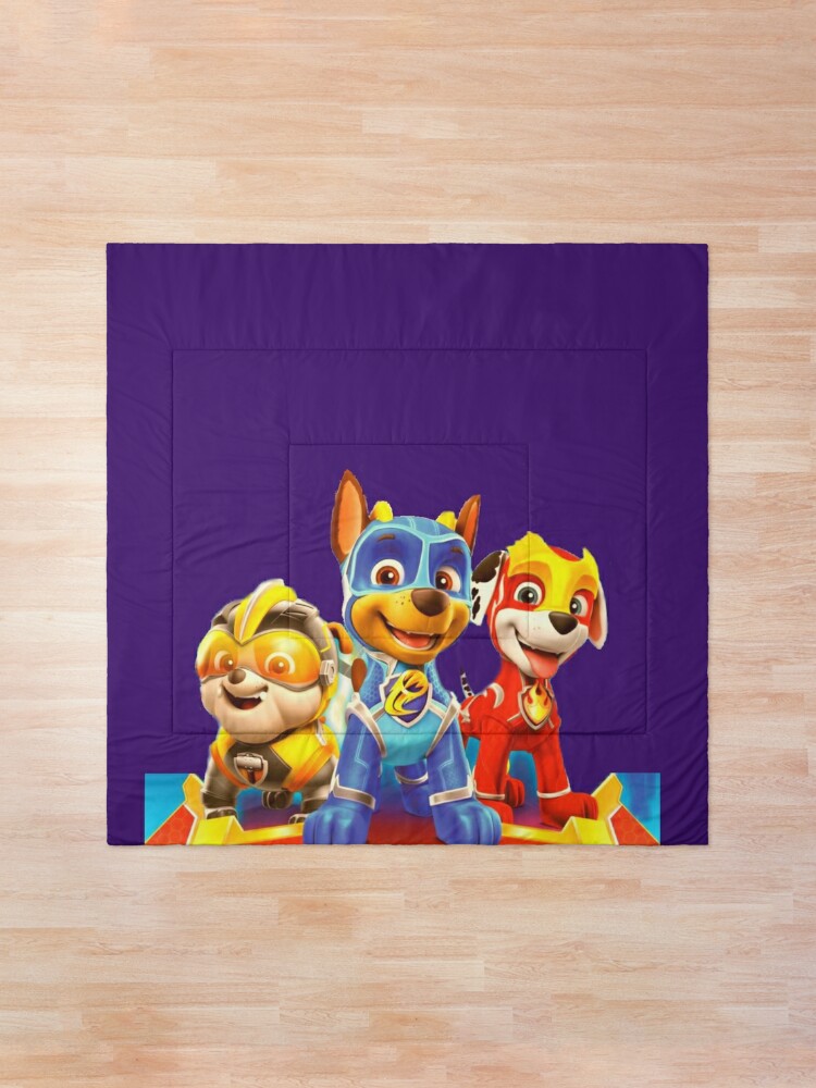 Paw Patrol Mighty Pups" Comforter by | Redbubble