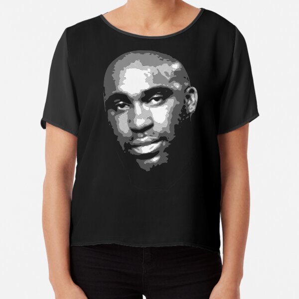 WOOD (B&W) Chiffon Top