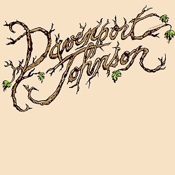Artwork thumbnail, Davenport Johnson Vine LOGO T-Shirt by Dave-id