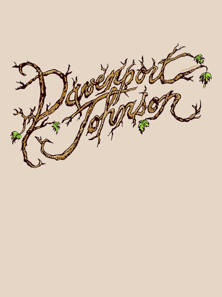 Davenport Johnson Vine LOGO T-Shirt by Dave-id