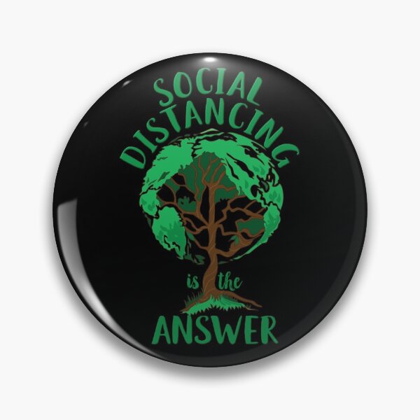 Item preview, Social Distancing is the Answer designed and sold by MSayyeau.