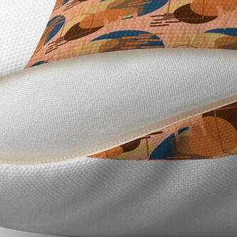 Alternate view of Transparent Geometrics Throw Pillow