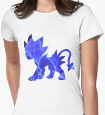 Luxray used discharge Women's Fitted T-Shirt