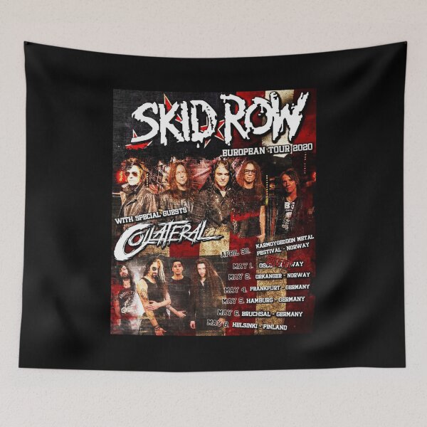 Item preview, EOROPEAN TOUR POPULAR SKID ROW POSTER  designed and sold by jreid364.