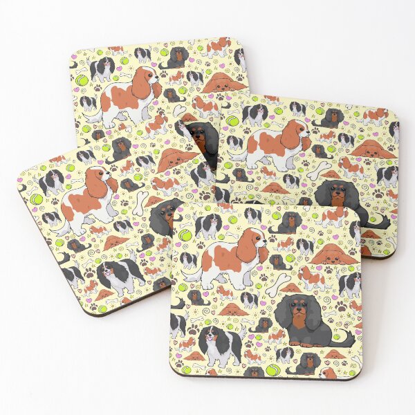 Item preview, Spaniels in Yellow designed and sold by Nemki.
