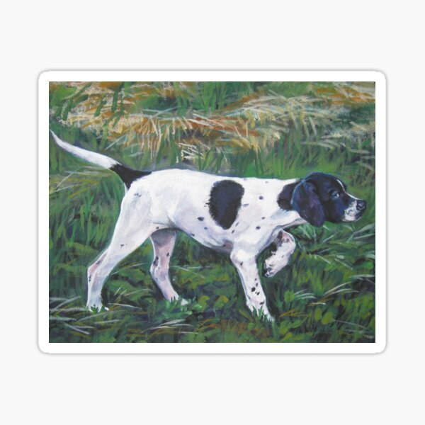 English Pointer auto pegatinas pegatinas fuente pegatinas caza-silueta sticker