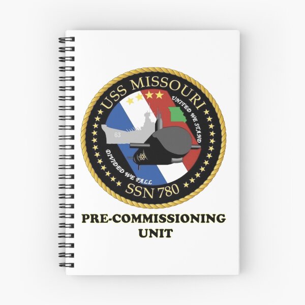 Item preview, SSN-780 USS Missouri Pre-commissioning Unit Crest designed and sold by Nikki SpaceStuffPlus.