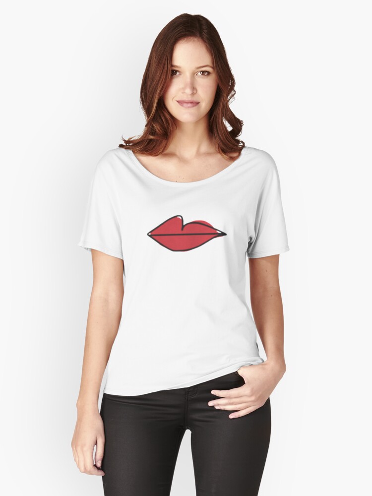 lips t shirt design