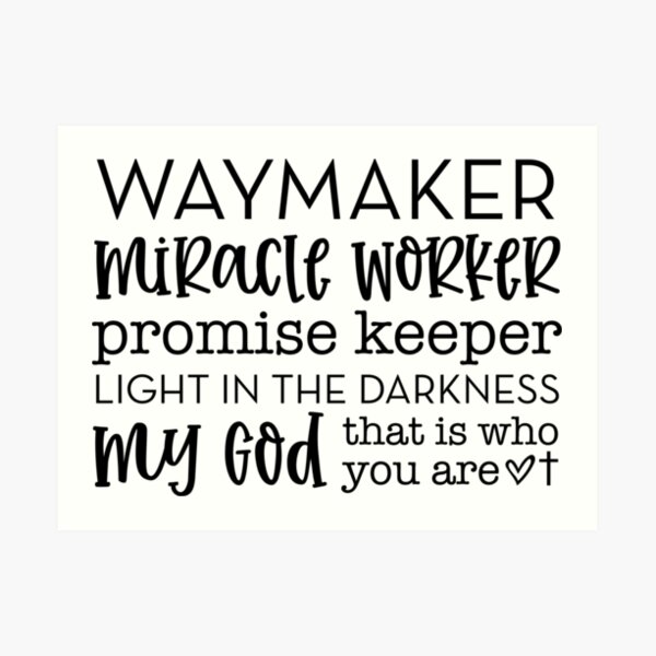 Download Waymaker Miracle Worker Promise Keeper Light In The ...