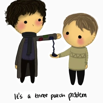 Artwork thumbnail, Three-patch problem. by kinge