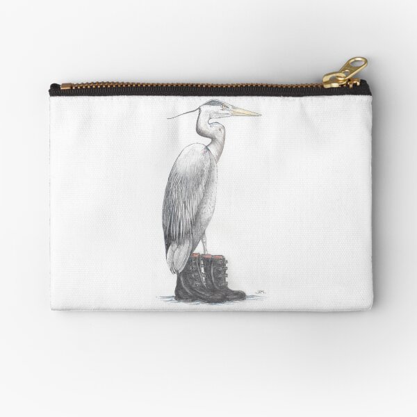 Item preview, Great blue heron in galoshes designed and sold by JimsBirds.
