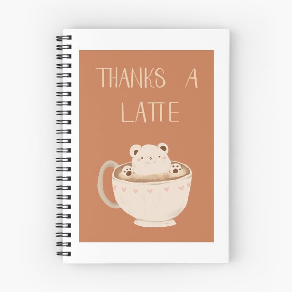 Item preview, thanks a latte designed and sold by SailorBiscuit.