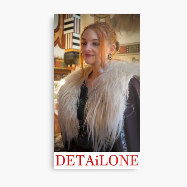 Potrait made by Blunder for Detailone. Metal Print