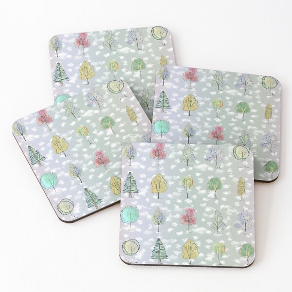 Item preview, Tree sketches pattern designed and sold by MelanieNad.