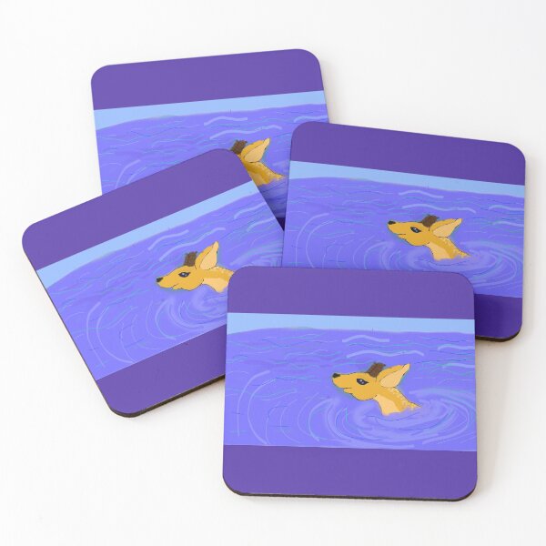 Item preview, Deer crossing river.  designed and sold by Sujitmone.