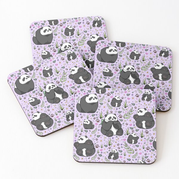 Item preview, Pandas in Purple designed and sold by Nemki.