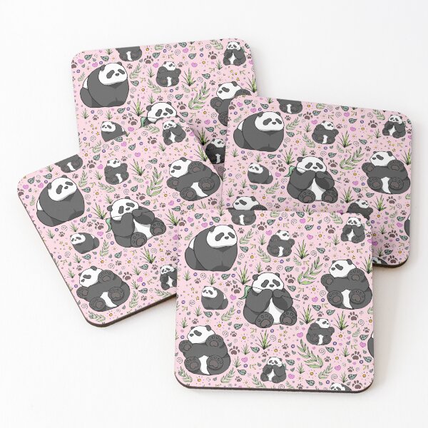 Item preview, Pandas in Pink designed and sold by Nemki.