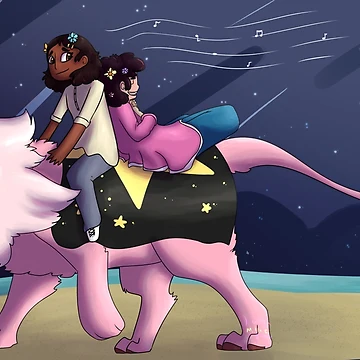 Artwork thumbnail, Moonlight Ride by CatmintDragon