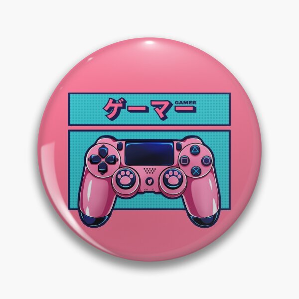 Item preview, The  cute pink  controller with cat paws for the gamer girls designed and sold by AnGoArt.