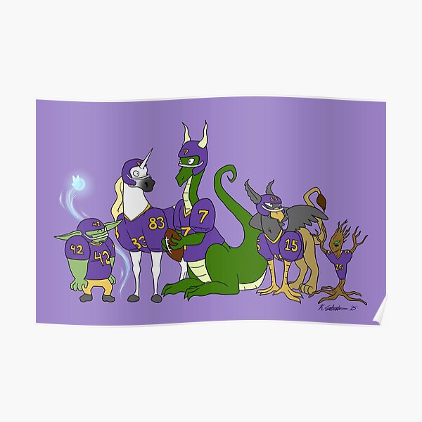 Fantasy Football Cartoon Poster