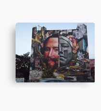 Colorful Mural, Columbus Drive, Jersey City, New Jersey Canvas Print