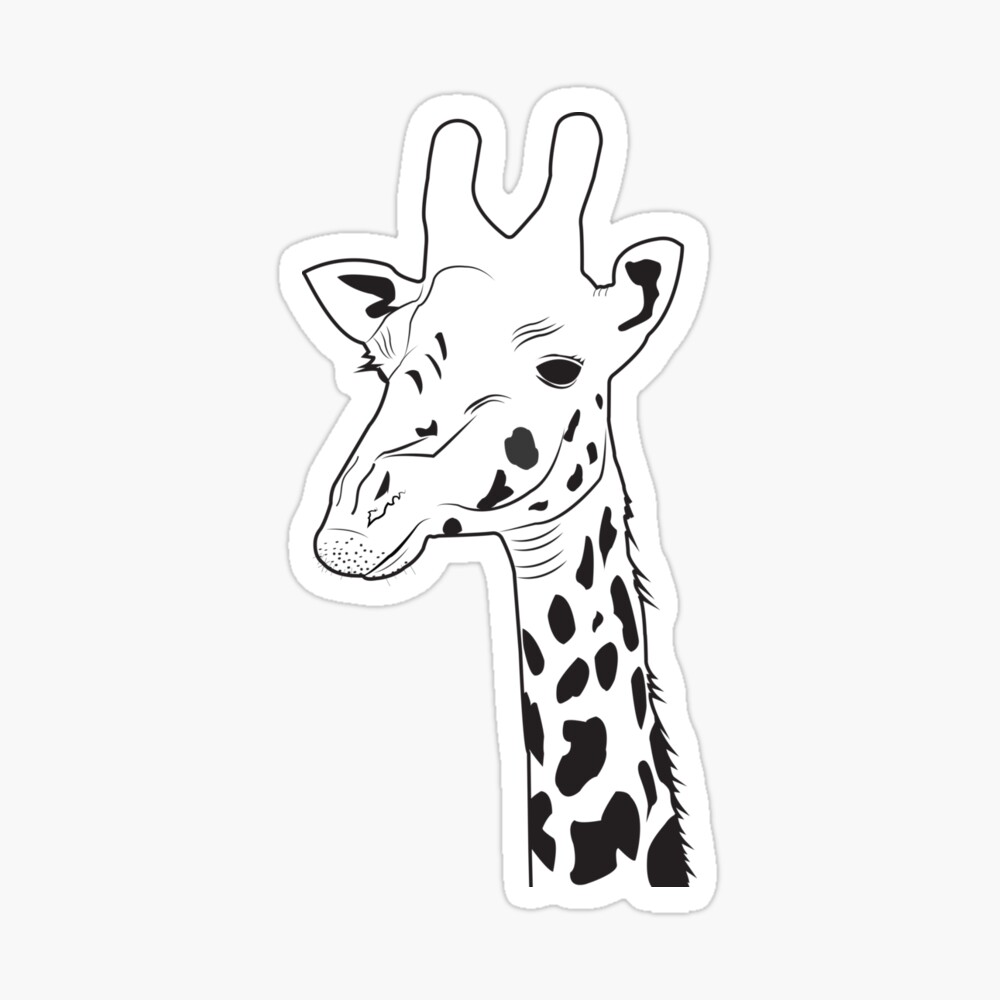 How to Draw a Giraffe Eating Leaves - HelloArtsy