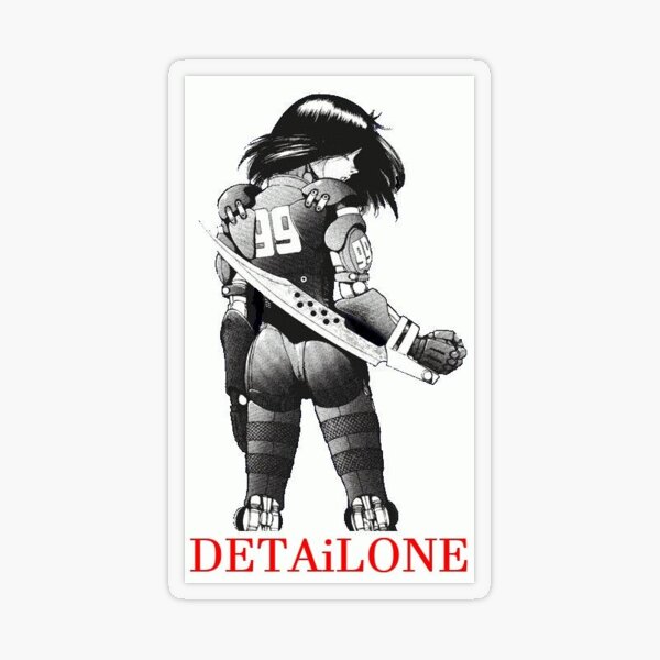 Battle Angel Alita for Detailone Transparent Sticker