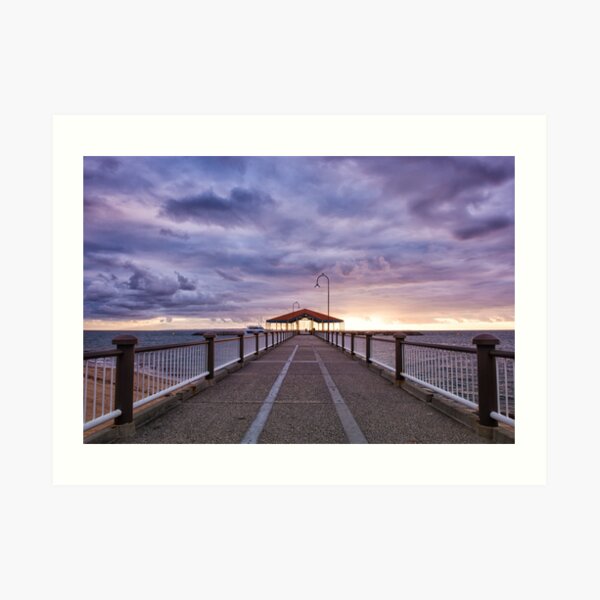 Redcliffe Jetty by Morning Art Print