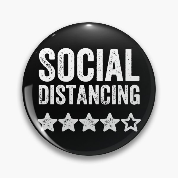 Item preview, Social Distancing 4 stars TShirt designed and sold by lxmag.