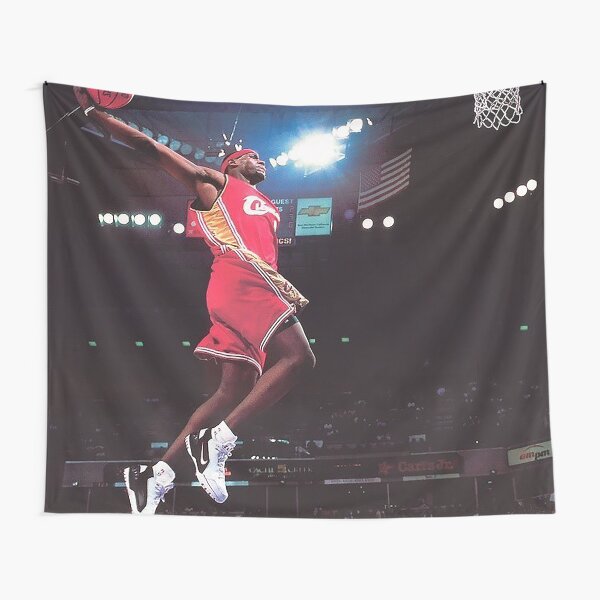 Lebron James Dunk Tapestry