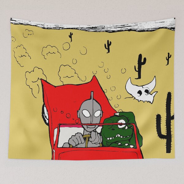 Item preview, Fear and Loathing with Godzilla designed and sold by danimationart.
