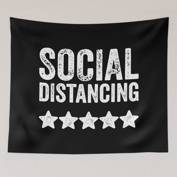 Item preview, Social Distancing 5 stars TShirt designed and sold by lxmag.