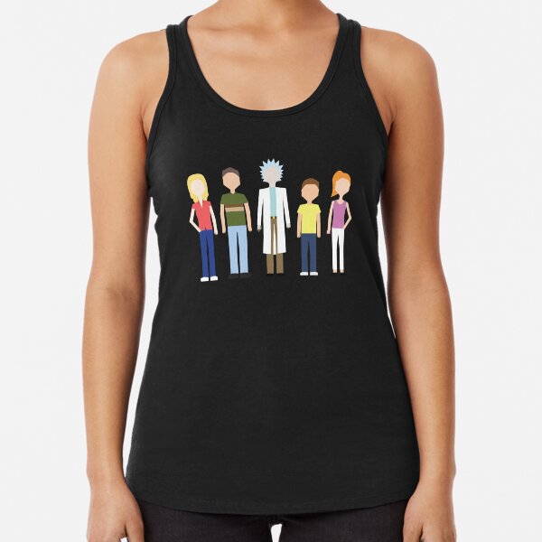 Rick & Morty: The Smith Family Racerback Tank Top