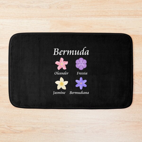 Item preview, Colorful Bermuda Flower Icons Named designed and sold by TinyStarAmerica.