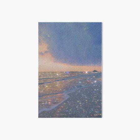 sparkly ocean vintage aesthetic Art Board Print