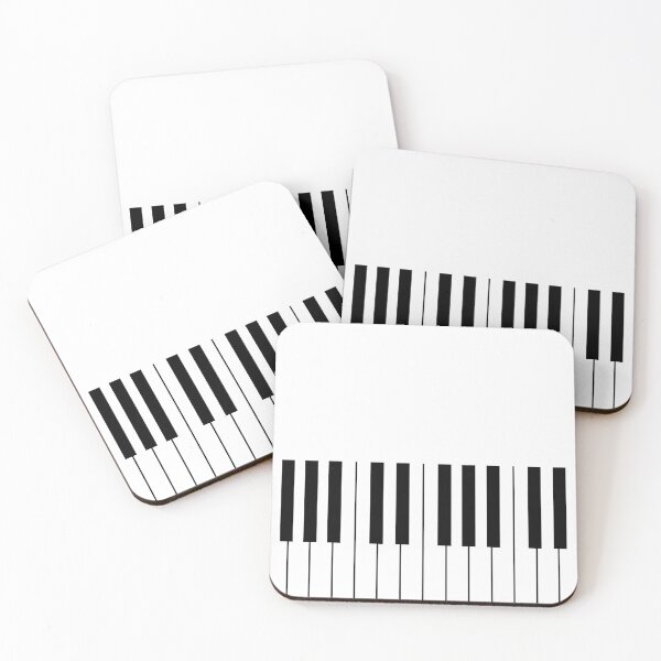 Item preview, Black and white piano keys designed and sold by creative-athome.