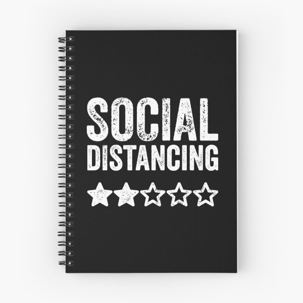 Item preview, Social Distancing 2 stars TShirt designed and sold by lxmag.