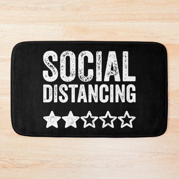 Item preview, Social Distancing 2 stars TShirt designed and sold by lxmag.