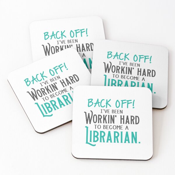 Item preview, Back off! I've been working hard to become a librarian! designed and sold by jazzydevil.