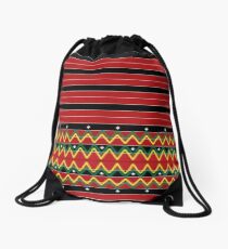 A pattern from the philippines Drawstring Bag
