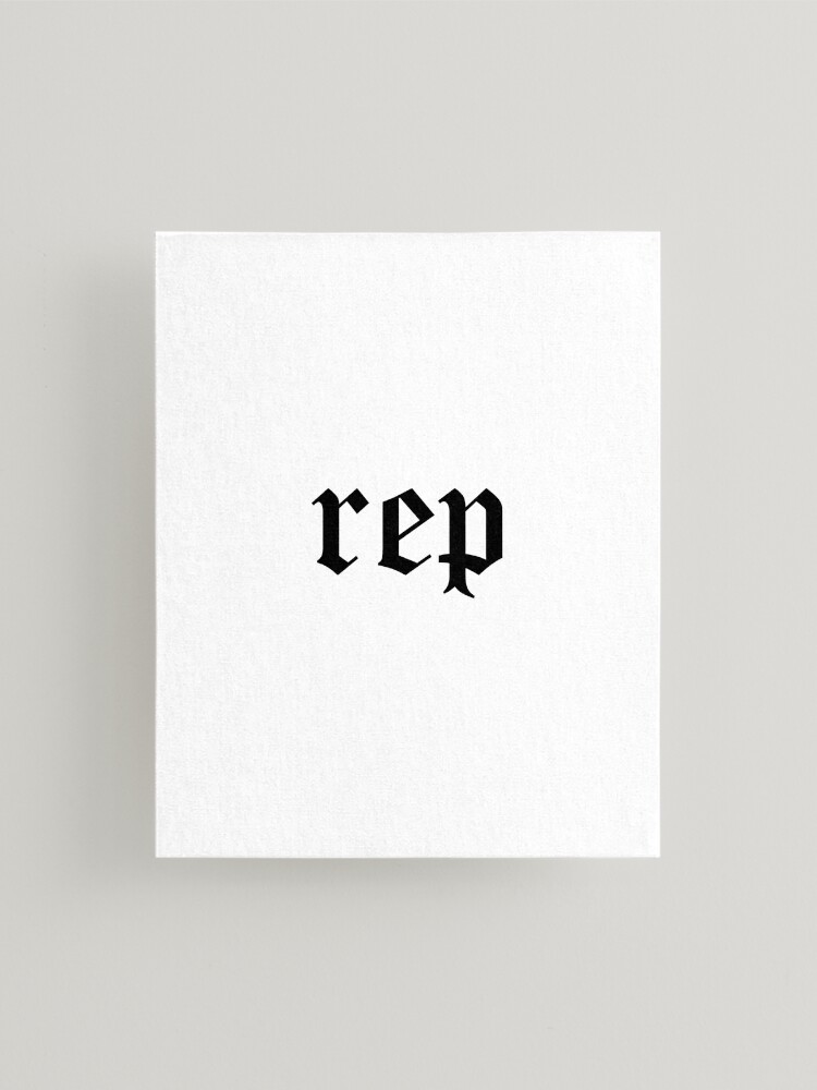 rep font swift" Mounted Print for Sale by | Redbubble