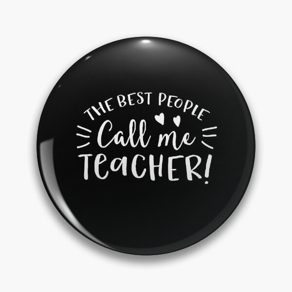 Item preview, The best people call me teacher! designed and sold by jazzydevil.