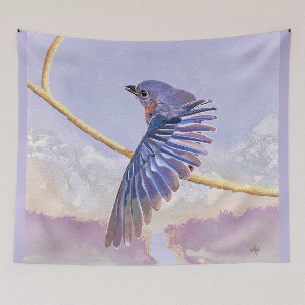 Item preview, Un pájaro azul en el valle de Shenandoah designed and sold by Lois  Bryan.