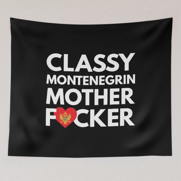 Item preview, Classy Montenegrin MF Mother Focker Montenegro designed and sold by HelloFromAja.