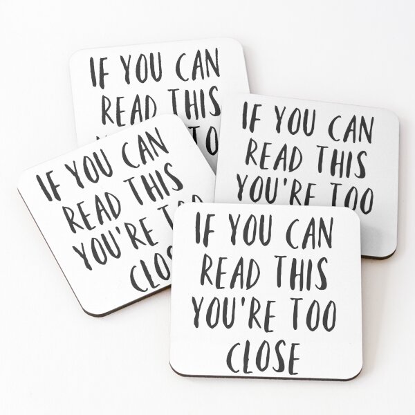 Item preview, If You Can Read This You’re Too Close designed and sold by Strings  Stan.