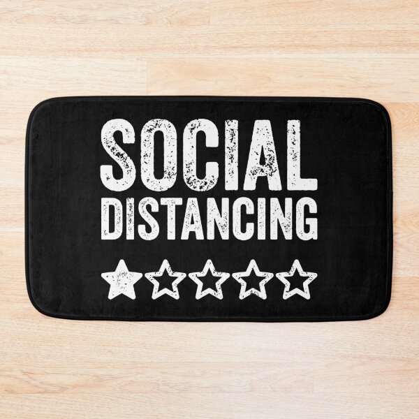 Item preview, Social Distancing 1 star TShirt designed and sold by lxmag.