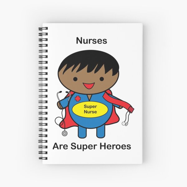 Nurse Male African American Black Spiral Notebook